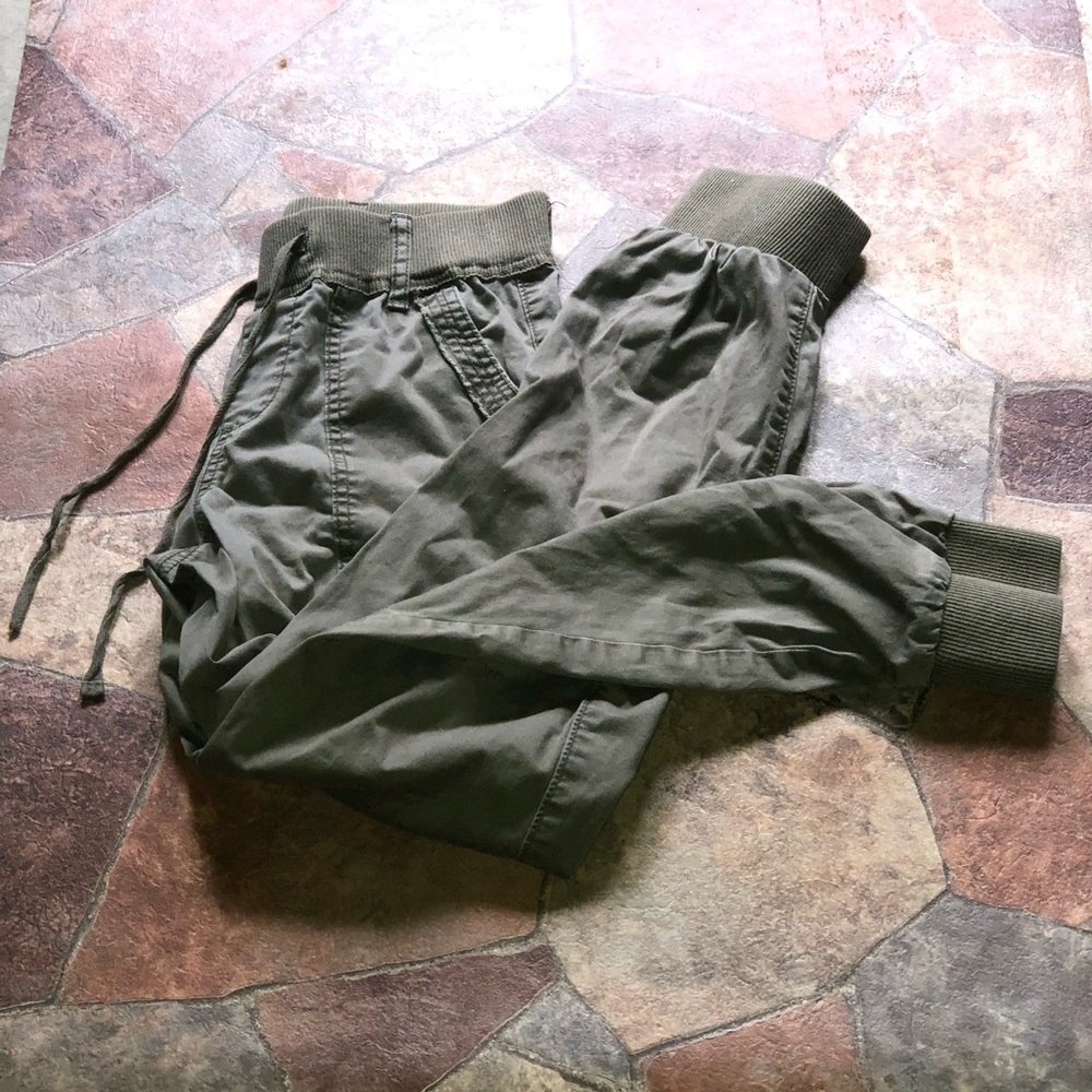 Vanilla Star Green Joggers with Drawstring
